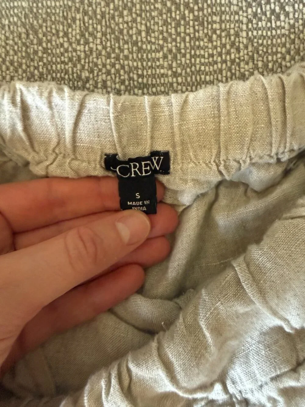 J. Crew Women’s Small Linen Shorts Tropez Flax Pockets 5" Inseam Size Small - Picture 4 of 5